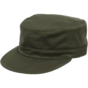 Olive Drab - Adjustable Military Fatigue Cap - Polyester Cotton