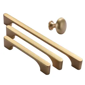 Quality, Unique, Modern Metal Pull Furniture Gold Kitchen Handle Cabinet Drawer Handle
