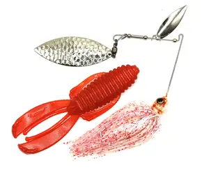 Conspiracy Fishing/Solid Rock Outdoors: Bloody Shad Spinner Bait/Blood Shot MKTrailer 6pk