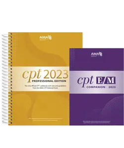USED-CPT Professional 2023 and E/M Companion 2023 Bundle by American Medical Association (Spiral-bound)