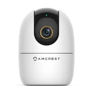 Amcrest 4MP WiFi Camera Indoor, Dog Camera, Sound & Baby Monitor, Human & Pet Detection, Motion-Tracking, w/ 2-Way Audio, Phone App, Pan/Tilt Wireless IP Camera, Night Vision, Smart Home ASH41