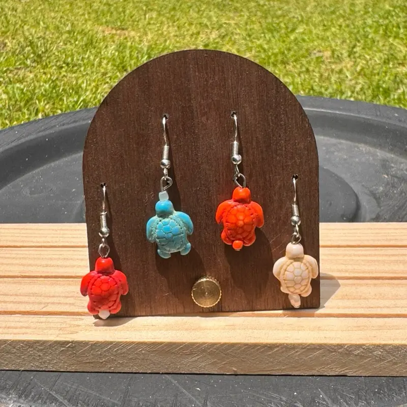 Sea Turtle Dangle Earrings