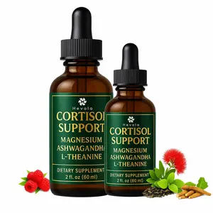 Cortisol Support Drops – 17-in-1 Formula with Ashwagandha & Rhodiola for Calm & Balance, Lower Cortisol for Women