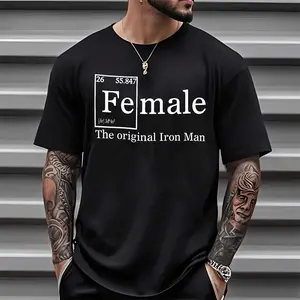 FE Female The Original Iron Man B - Gildan T Shirt Crewneck Sweatshirt Tee Tops Hoodie for Women Lady Top Womenswear