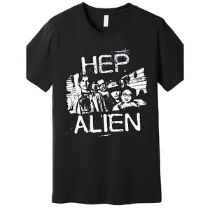[Alien Black Graphic Tee] Hep Alien Premium T-Shirt 628502 funny Men'S Short Sleeve Graphic T-shirt Collection black TT2