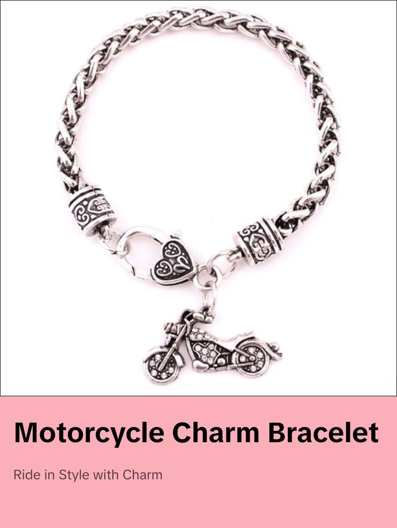 MOTORCYCLE CHARM BRACELET