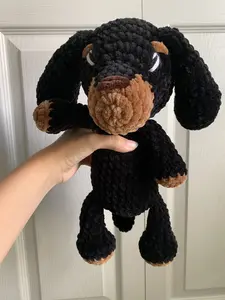 Crochet handmade Dachshund Plush