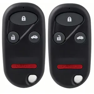 For Honda CRV CR-V 2002 2003 2004 Year Model Keyless Entry Remote Car Key Replacement Key Fob OUCG8D-344H-A(2PCS)
