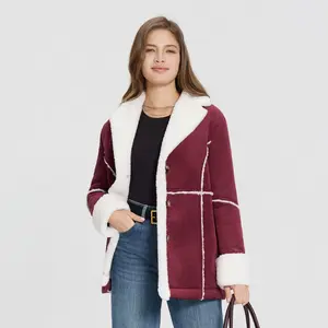 Women's Corduroy Shearling Faux Fur Jacket - Universal Thread Women's Corduroy Shearling Faux Fur Jacket - Universal Thread