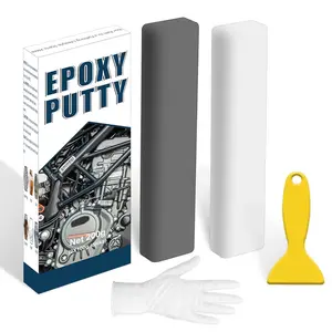Epoxy Putty, 200g Epoxy Filler, 2 Part Epoxy Metal Putty, Plastic, Glass, Ceramic Sink Crack Repair for Fast Repair and Bonding, Heat Resistant &  (Grey)