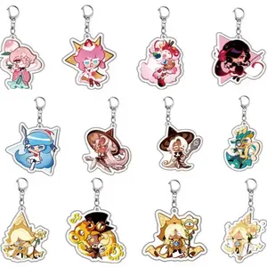 Cookie Run Kingdoms Camellia Cookie Acrylic Keychain