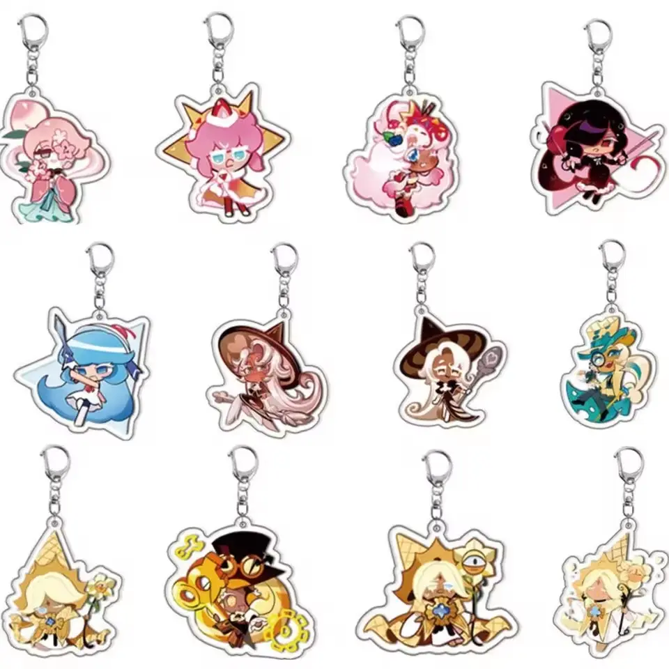 Cookie Run Kingdoms Camellia Cookie Acrylic Keychain