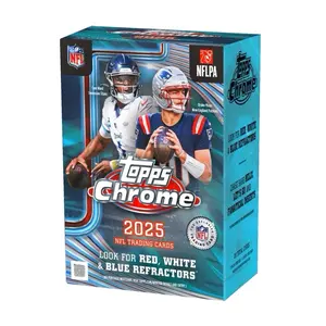 2025 Topps Chrome Football Blaster Box