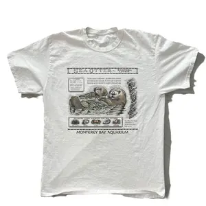 Sea Otters Monterey Bay Aquarium Shirt Size S-5XL