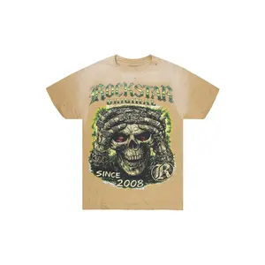 Mack Beige Oversized Graphic T-Shirt