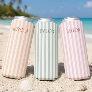 Personalized Bachelorette Party Can Cooler Custom Floral Beer Hugger for Girls Weekend Beach Bach Favors Bridal Shower Gift Trip Drink