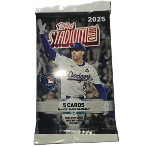 2025 Topps Stadium Club Baseball Blaster Pack - 5 Cards