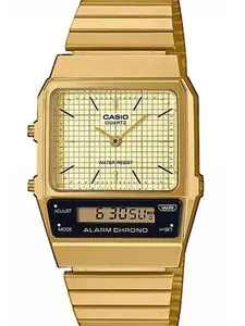 CASIO  limited Model Gold ana-digi Men's Watch New in Box AQ-800EG-9A