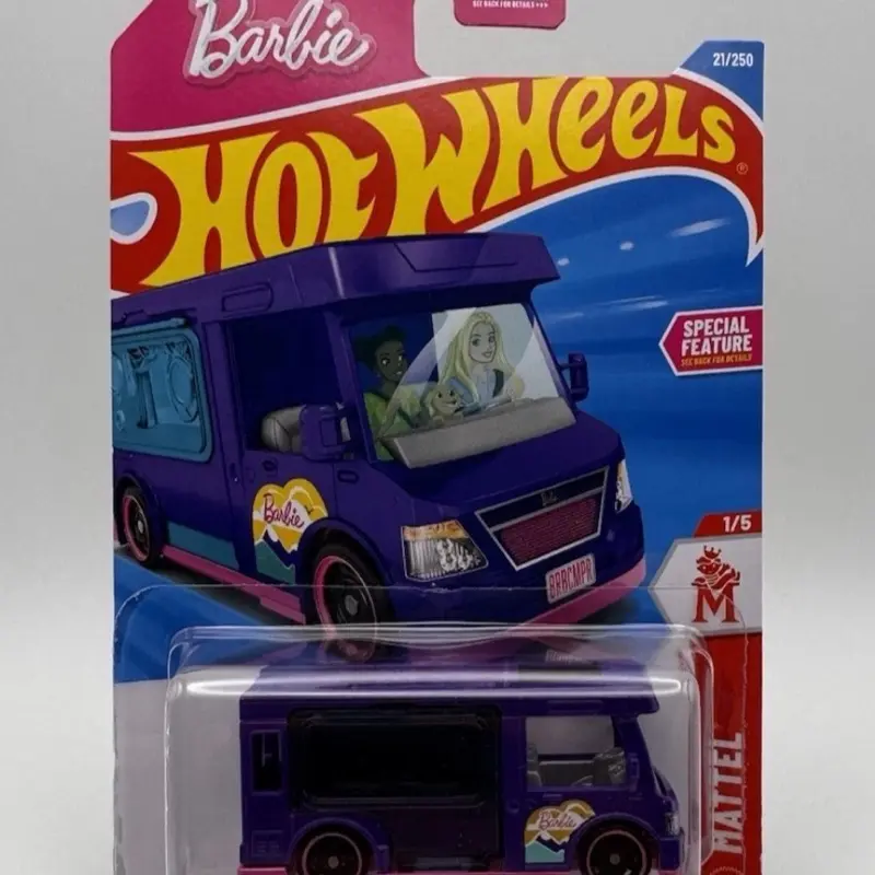 Hot Wheels Barbie Dream Camper Van Purple/Pink/Black Diecast 1:64 2021