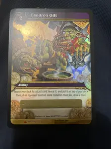 Landros gift TCG physical card