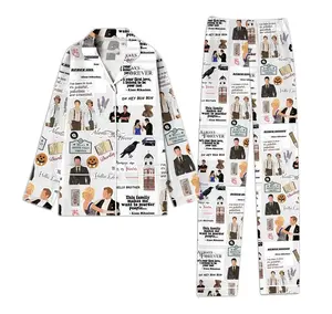 Eternal Romance Family Pajamas – Vampire Inspired Kid & Adult Matching Sleepwear, Spooky Bookworm Halloween Christmas Gift Set