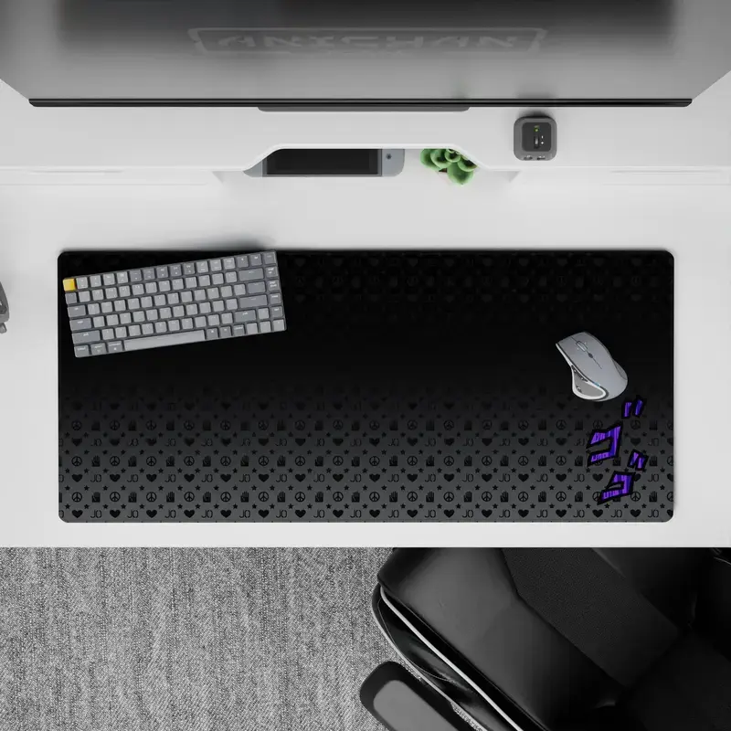 JoJo - Anime Desk Mat - Sound Aura, Mouse Pad for Anime Fan, Gaming Desk Accessories, Large Computer Pad, Desk Decor Sold by Safi Store