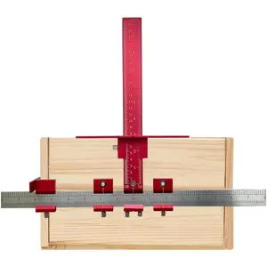 Cabinet Jig Cabinet Template for Installing Drawers Pulls and Pulls on Cabinet Doors Cabinet Handle Template Tool for Handle and Pull Installation (All Aluminum)