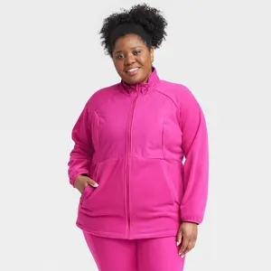 Women's Plus Size Polartec Fleece Jacket - All in Motion Purple 2X