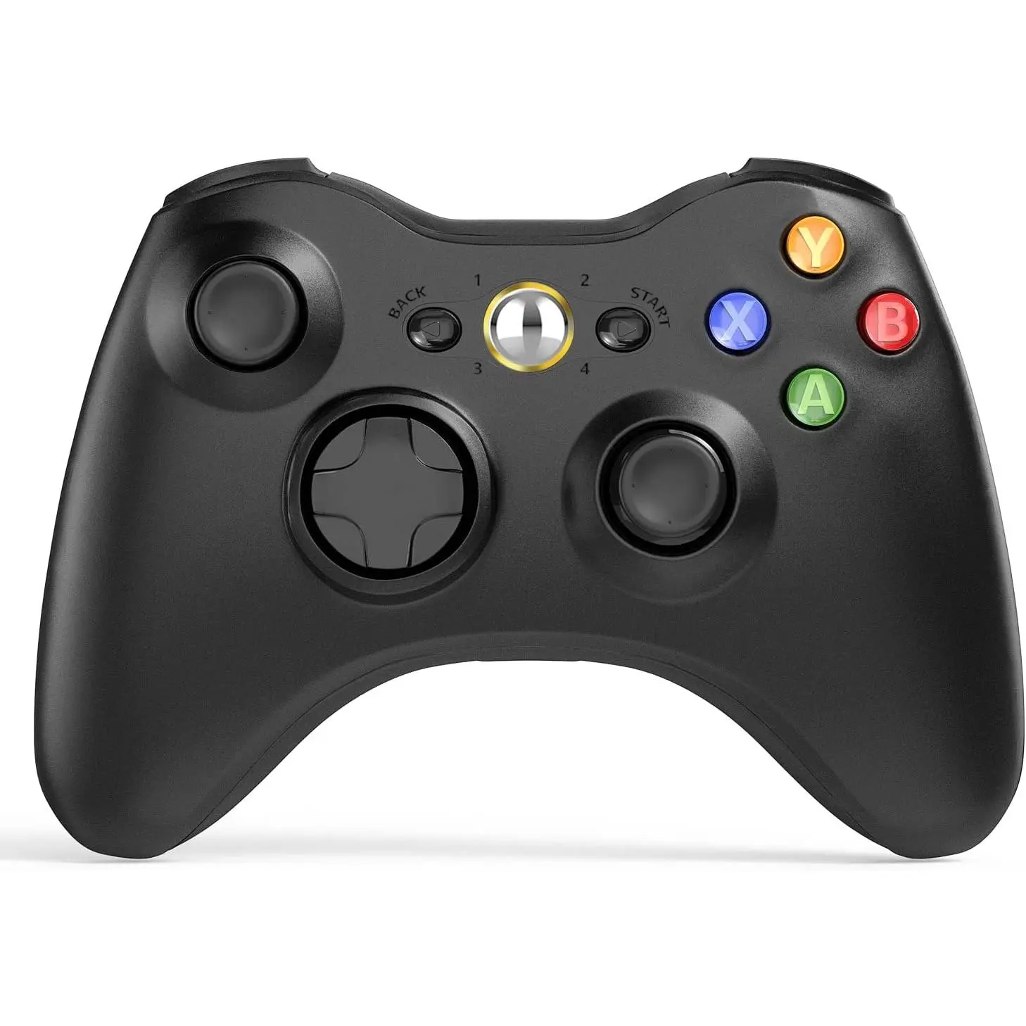 Compatible with  360 2.4GHZ Gamepad Joystick  Compatible with  360 and PC Windows 7,8,10,11 with Receiver (Black)