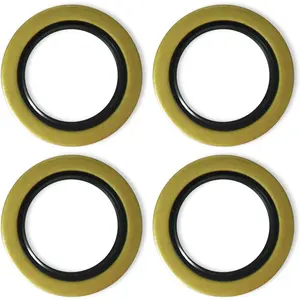 Double Lip Grease Seals 2.250''I.D x 3.371''O.D Replacement 010-036-00 (10-36) or 22333TB Spindle #42 Fits 5200-7000 lbs Trailer Axle Hub Wheel Grease Seals