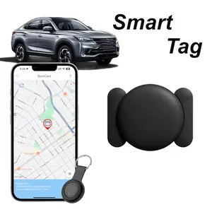 Smart GPS Tracker For Car, Location Tracker with 7-Day History, Min GPS with Weatherproof Magnetic Case, Anti-Lost Tracker, No Monthly Fee,Dedicated App,Compatible with Android/iPhone & Global GPS Positioning