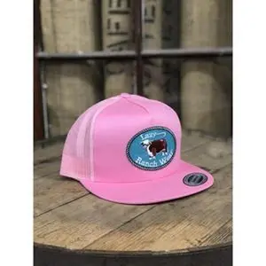 Lazy J Ranch Wear Unisex Pink & Pink 4" Original Patch Cap Hat