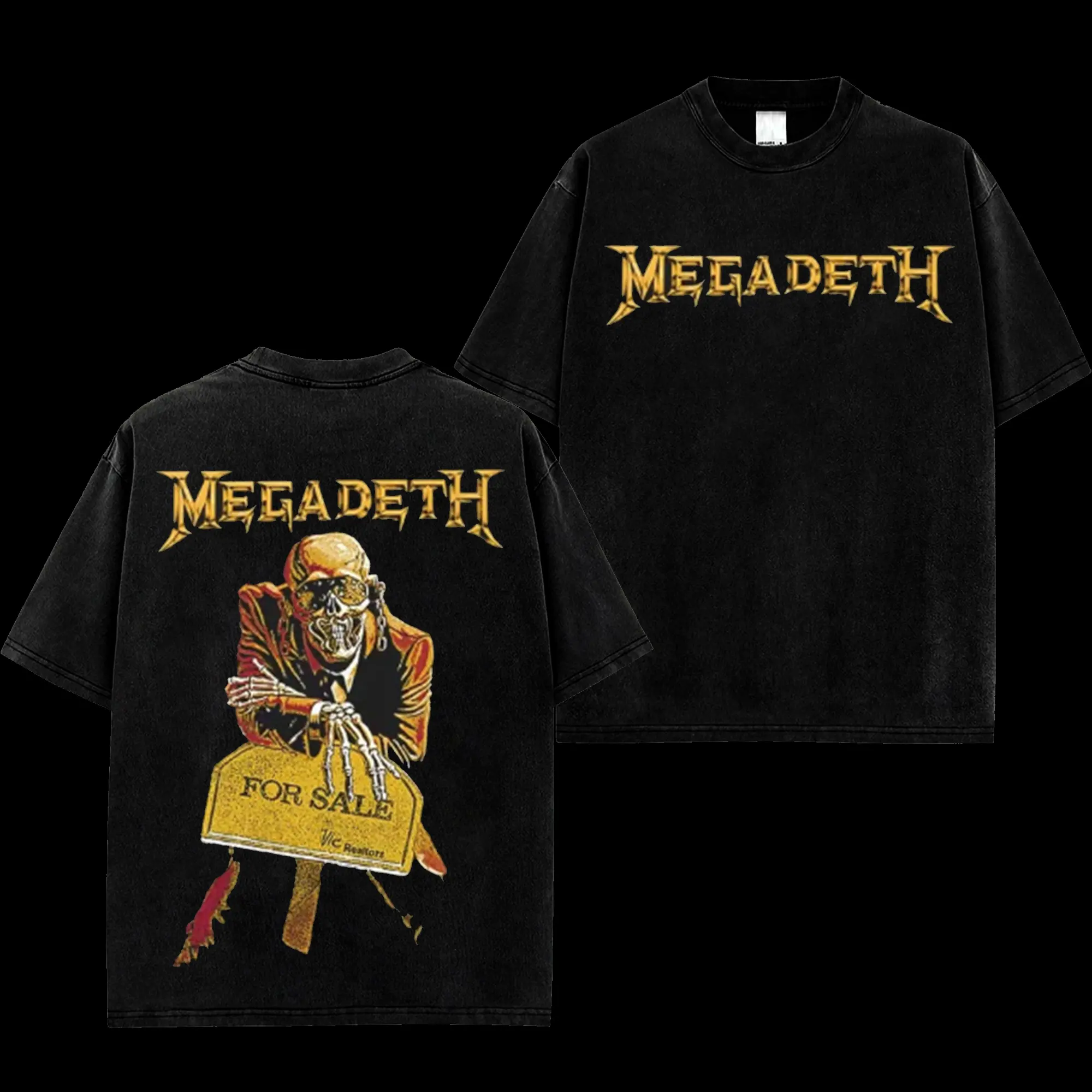 [MetalStyle] Megadeth Peace Sells... But Who’s Buying? Retro Unisex 100% Heavyweight Cotton T-Shirt – KILLING ROAD World Tour Rock Thrash Metal Cotton Tee, Heavy Metal Rock Band Shirt, Oversized Vintage Tee, Heavy Metal Merch, Gift for Rock Fans