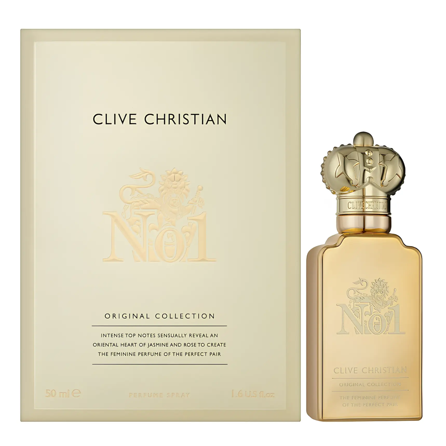 Clive Christian Original Collection No. 1 Feminine for Women Perfume Spray, 1.7 Ounce