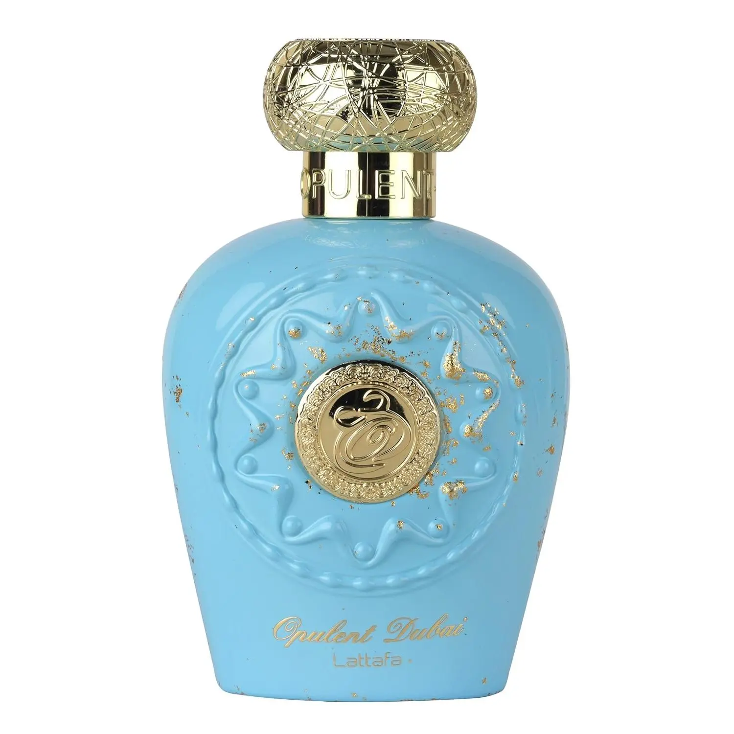 Lattafa Opulent Dubai Eau de Parfum, 100ml, Saffron Amber Oriental Fragrance