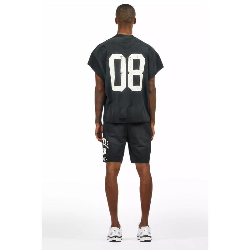 Uppercut Black T-Shirt/Short Set