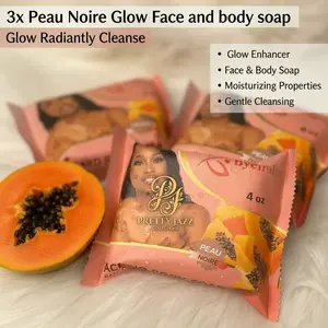 3x Peau Noire Glow Face and body soap