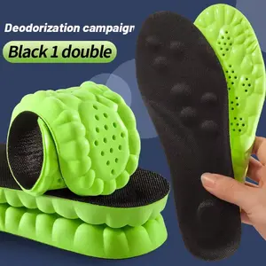 4D Sport Insole Super Soft Shoes Sole Pads for Feet Shock Absorption Baskets Shoe Sole Arch Support Orthopedic Inserts other