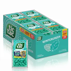 Tic Tac Wintergreen On the Go Breath Mints Pocket Sized 1.7 oz