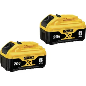 DEWALT 20V MAX Lithium-Ion 6.0Ah Cordless Drill Battery, Durable High-Capacity Lithium Replacement Battery for Power Tools, Lithium Replacement Batteries,summervibes