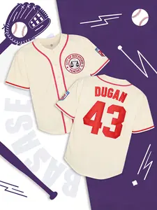 Baseball Jersey Size 43 Sports Shirt, Quick-Dry Short Sleeve, High-Quality Experience, Loose-Fitting, Casual Style, Spring & Fall