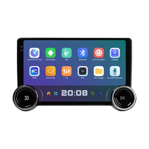 10.1" Android 13 Single Din Car Stereo, Wireless CarPlay & Android Auto, GPS Navigation, Bluetooth FM, Mirror Link, Backup Camera