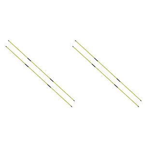 Golf Alignment Sticks Training Aid 4 Pack,3-Section 48 Inch Golf Swing Trainers Foldable Practice Rods Aiming Sticks
