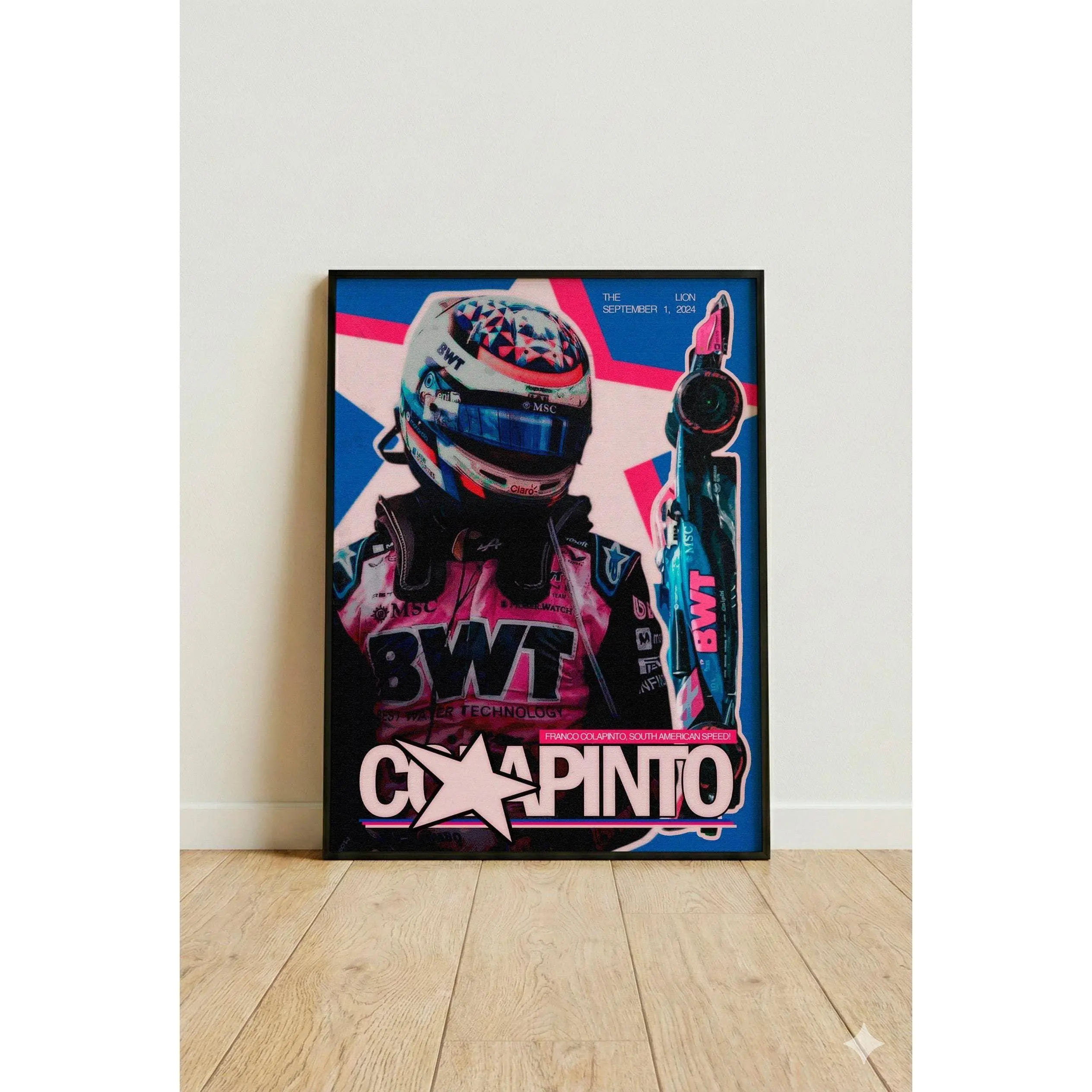 [Racing Decor - Sale Up To 40%] [Unframe] Franco Colapinto Williams F1 Poster, Motorsport Racing Wall Art, Formula Racing Print, Argentina Driver Gift, Home Decor