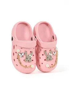Summer New Plain Holey Shoes, Cute Thick Sole Anti-Slip Beach Resort Sandals, Breathable Textile Eva Sole Casual Girl Slippers, Versatile Sandals, Toddler Girl Sandals