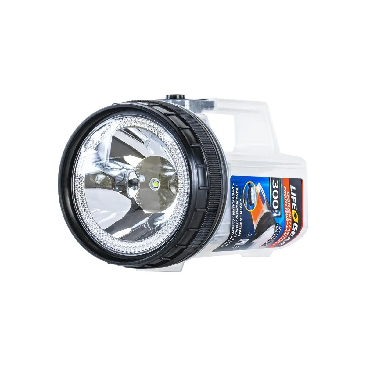 Life Gear 41-3975 AR Tech Floating Lantern & Spotlight, Clear