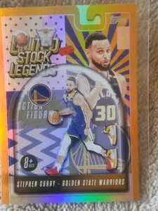 Stephen Curry Topps 2025 Limited Stock Legend