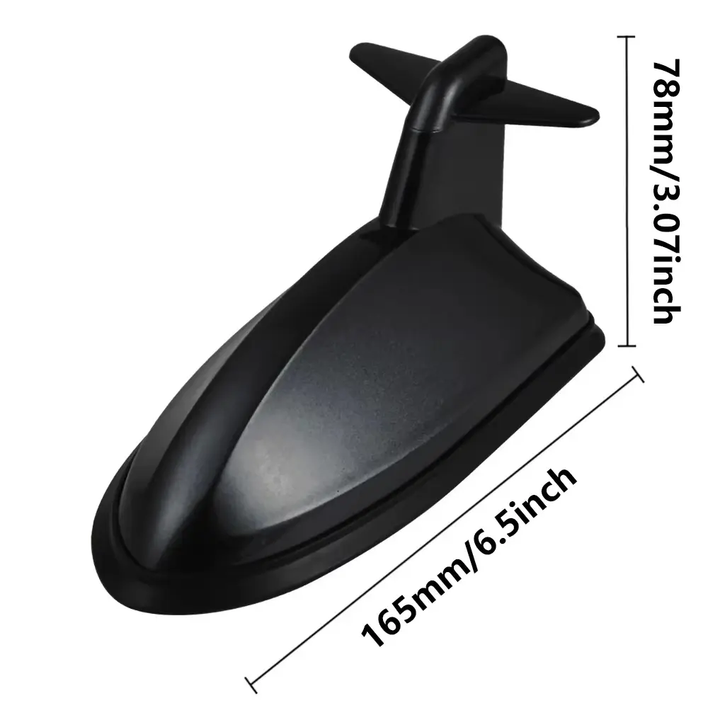 Universal ABS Shark Fin Automotive Car Antenna - Stylish Roof-Mounted Aerials for Enhanced Radio Signal Reception, Car Accessories