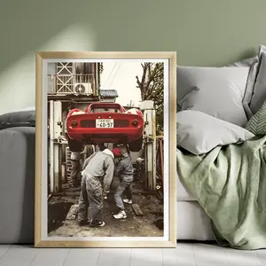 Vintage Japanese Car Repair Poster