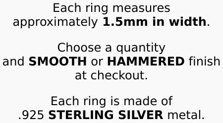 Thick Ring, Sterling Silver